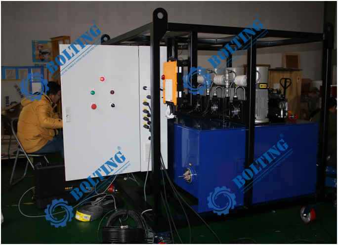 BOLTING博霆1600噸PLC控制全自動同步頂升系統（數控智能油缸同步控制系統）